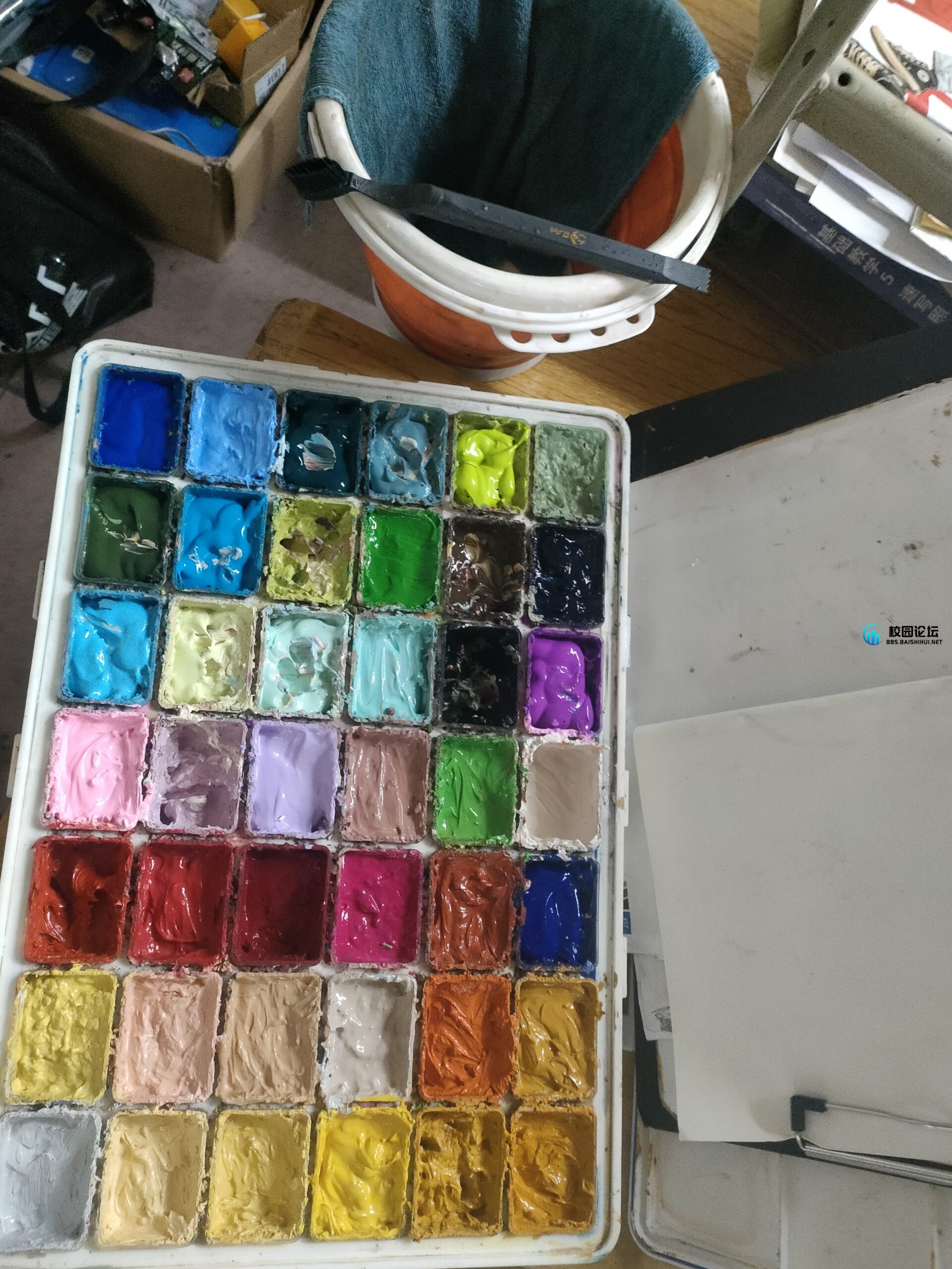 出各种美术画具 - 校园论坛