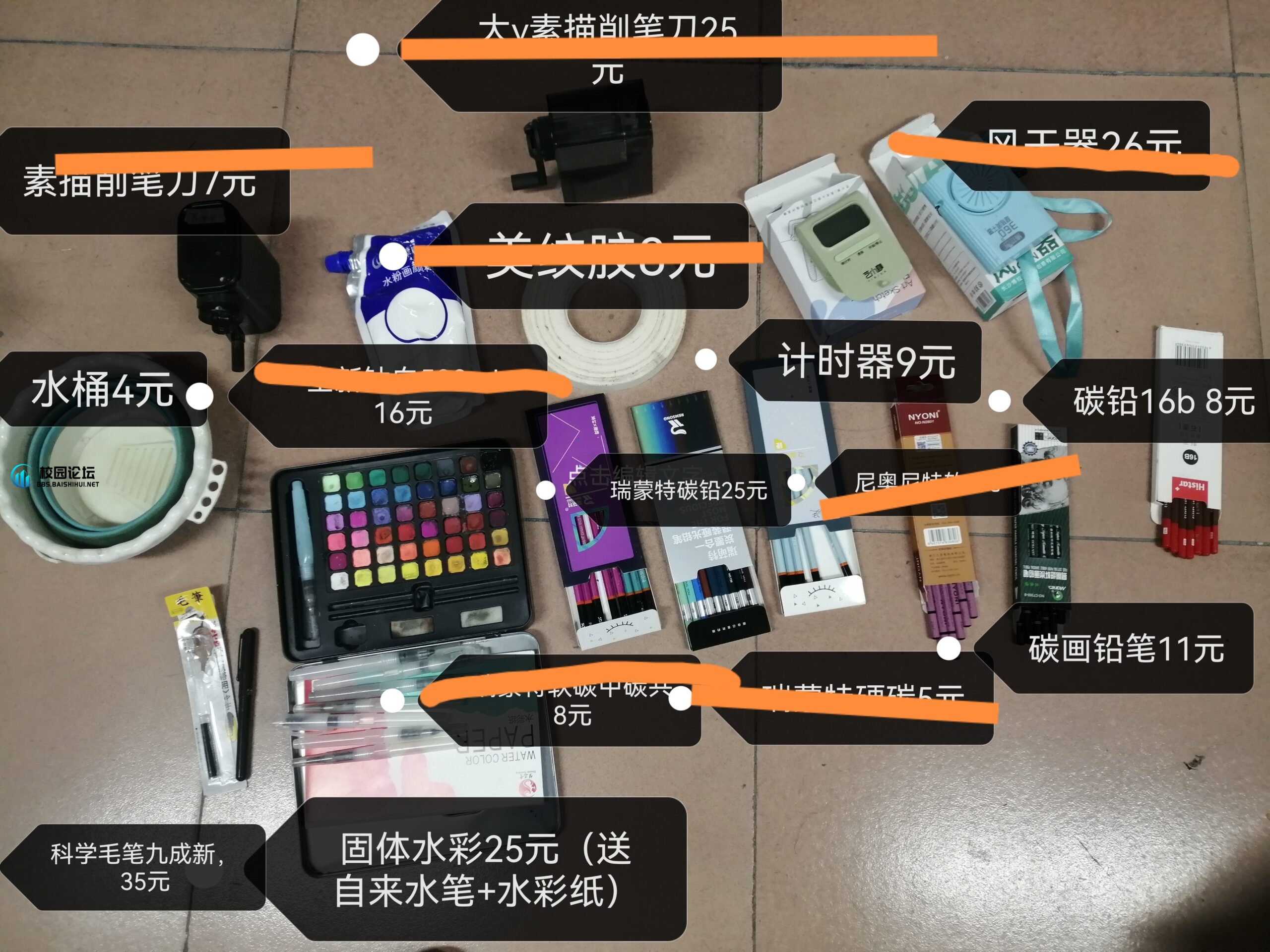 出画具，可小刀 - 校园论坛