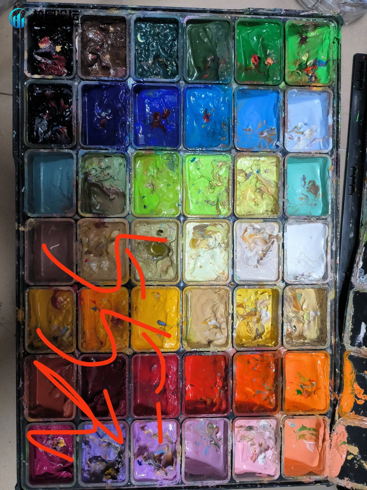 出颜料 - 校园论坛