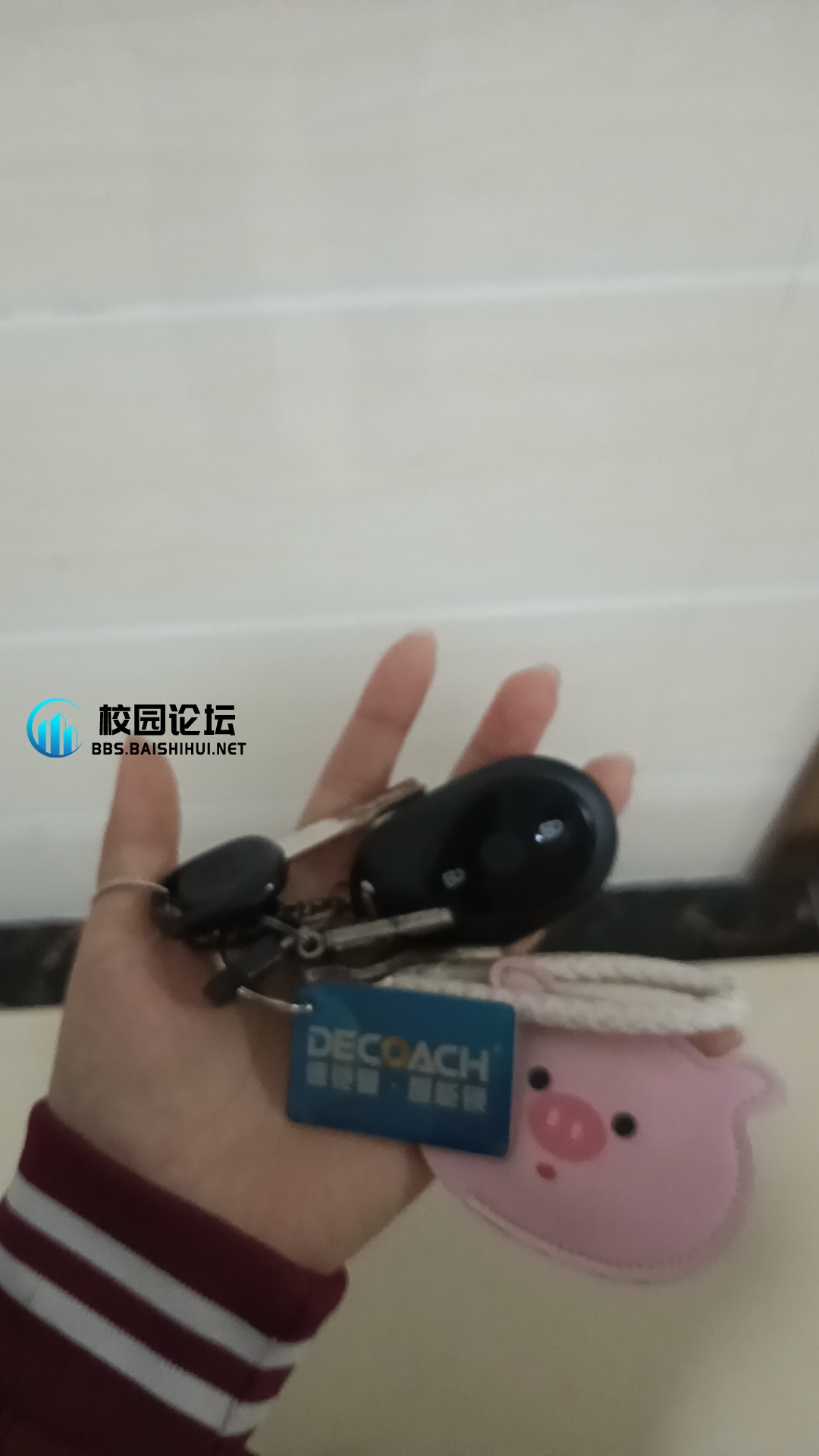 请问是谁拿了我的车钥匙，请你拿回学校的保安室 - 校园论坛