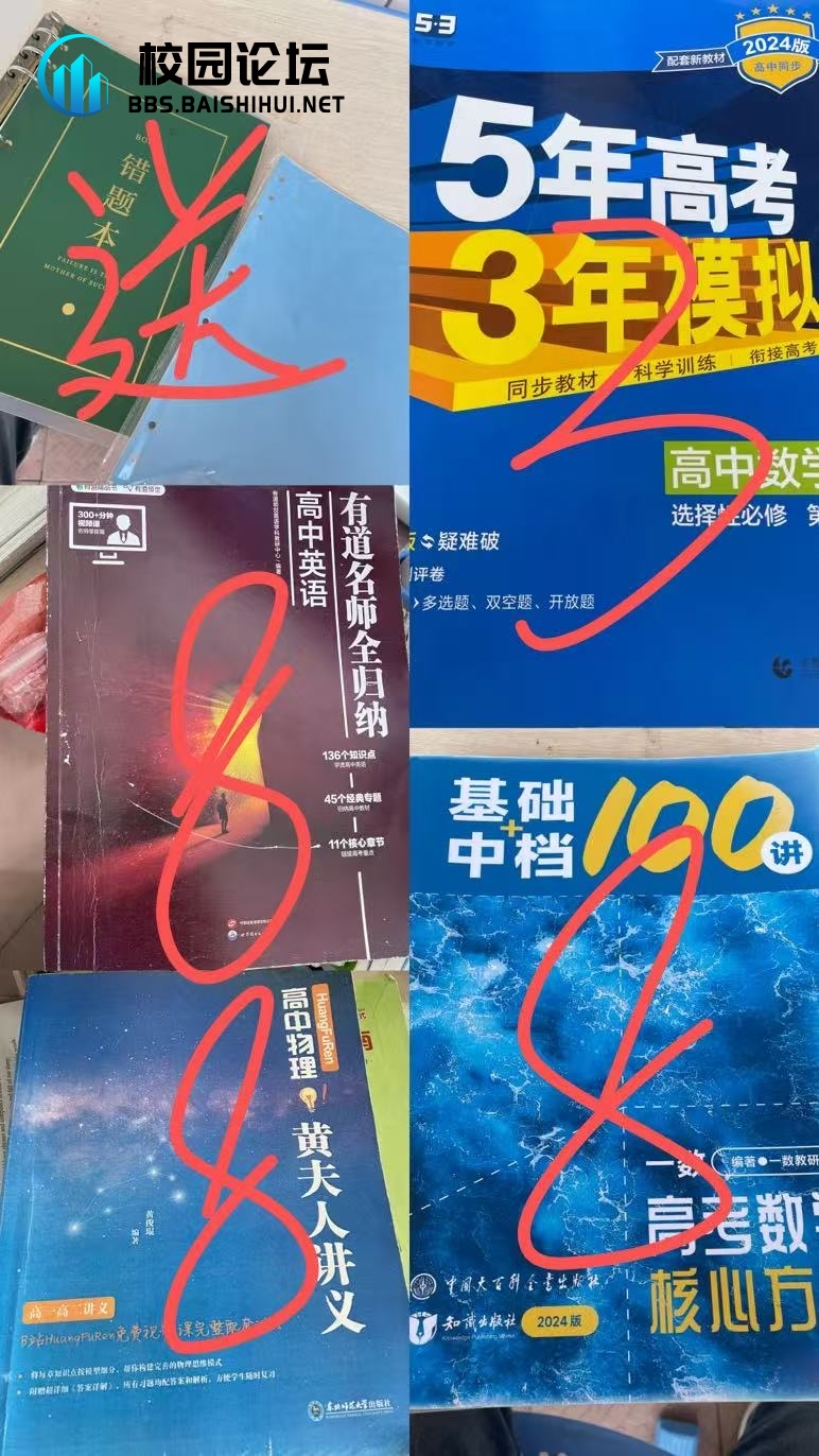 要毕业了出闲置书，均价10r/本，买四送一 - 校园论坛